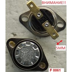 Термостат KSD-301A 250V 10A 180C F0061