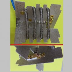 Нагревательный элемент (HT) Тэн 220V-350W в сборе с термопредохранителем 250V10A 157°C Supra DFS-524