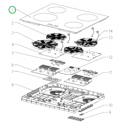 Стеклокерамическая поверхность Fornelli PIA 60 STORNO