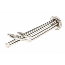 ТЭН-2,5 (1,5+1,0) RF64 нерж, верт,М6, 2 трубки, клемы под винт,  для Thermex Double