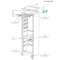 Шкаф Бирюса-6027 0433100000