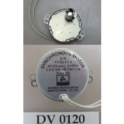 Мотор привода вертела TYC50-F 220V 4W 2,5/3R.P.M минипечи Supra VGS-2103 DV0120