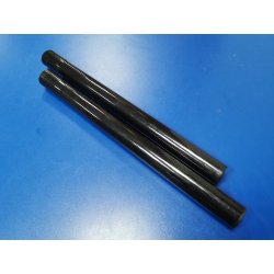 Труба пластиковая (составная, комплект из 2-х штук) D=32/35 L=40x2 цвет - чёрный/серый для пылесосов