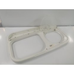 Корпус верхняя часть стиральной машины Krista KR-55 в сборе с крышкой защитной отделения отжима