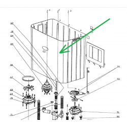 Корпус (бак) стиральной машины Zertek XPB50-258S