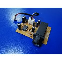 Штекер микрофона (вход) интегрирован на плате усилителя звука DP839MIC.PCB DVD-плеера BBK DVP752HD