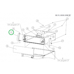 Накладка боковая конопе Б-310   №1 левая