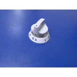 Ручка переключателя режимов конфорки с зоной расширения Haier HCC56B1W (ручка + ободок + пружинка)