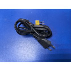 Шнур питания электромясорубки чёрный с помехозащитным конденсатором