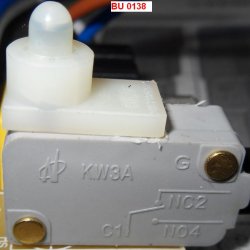 Микровыключатель (Microswitch 16A 250V (3Pin) KW3A / LXW-16 для мясорубки MGS-1820 код BU0138