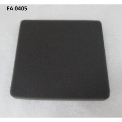 Фильтр (моторный, входной) 137х129х15мм поролон black пылесоса Pioneer VC340C FA0405