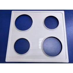 Панель верхняя (рабочий стол) плиты ЗВИ (цвет белый) для моделей 401/10 406 412 416/10 417/10 430/10