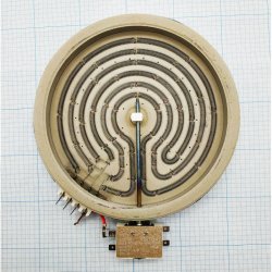 Конфорка для стеклокерамики D=230 (диамметр светогого пятна 200) 2100W 230V EGO однозонная 040058