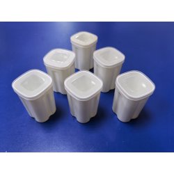 Контейнер для приготовления йогурта пластиковый (набор из 6шт.) мультиварки Polaris PMC0523AD