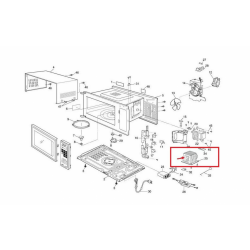 Трансформатор высоковольтный F621B8H30HP для СВЧ Panasonic NN-S215