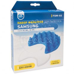 Neolux FSM-02 Набор моторных фильтров для пылесоса Samsung серий SC84.., SC85.. аналог DJ97-00849B