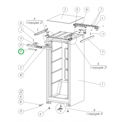 Эмблема панели управления морозильной камеры Бирюса 114 Б0.00.003.0000.09 1375600595-09