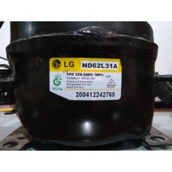 Компрессор ND62L31A, R134a, 155W для LG GR-N389SQF Не поставляется, смотрите аналог!!!