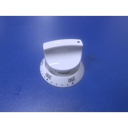 Ручка терморегулятора плиты Haier HCC56B1W (цвет белый, ручка+ободок+пружинка)