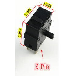 Переключатель режимов 3-х позиционный 3-Pin 20T100 XK-2 250V 15A тепловентилятора