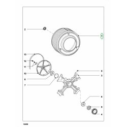 Барабан сушильного автомата Miele W6564 07383103