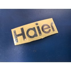 Логотип Haier (хром/самоклеющийся) 0530024901