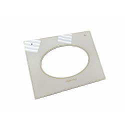 Дверь ДШ в сборе, цвет бежевый для модели Kuppersberg SR 663 C Bronze v03/v08 в/з A12499