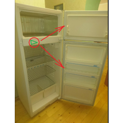 Уплотнитель двери холодильника Чинар-7 (комплект из 2-х уплотнителей) (размер 31\100*55 мм)