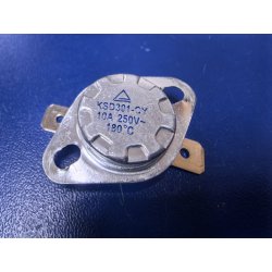 Термостат KSD301-cy 180°C 10A 250V (таблетка) для мини-печи Славда OH-35RW