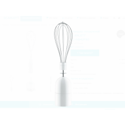 Венчик в сборе с редуктором блендера Scarlett SC-HB42F80 (цвет белый)