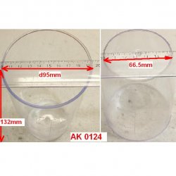 Стакан мерный 500ml d95/66.5x132mm HBS-302/303/333 AK0124