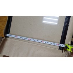 Стекло внутреннее в сборе 545*400 с приклеенными кронштейнами прозрачное 305354005 для плит ЗВИ 501