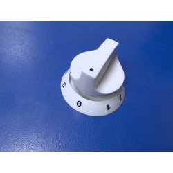 Ручка переключателя режимов конфорки Haier HCC56B1W (цвет белый, ручка + ободок + пружинка)
