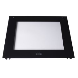 Стекло дверцы духовки наружное 590х456/496 для духового шкафа Gorenje BO735E20B