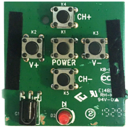 Плата клавиатуры 40-32D120-FBB2LG для Thomson T40FSL5130 T43FSL6010, Braun BTV-32SB1002