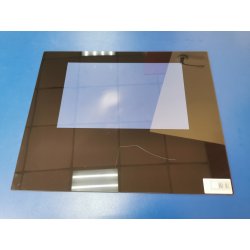 Стекло духовки Лысьва-ЭП301 (наружное декорированое, чёрное) 473*386 Д400.594
