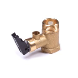 Клапан предохранительный 1/2" 8 бар (0,8 Mpa) Чёрная ручка (22) в/з 001196