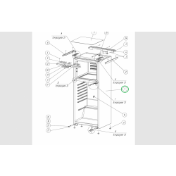 Шкаф Бирюса 153, (со светильником) R600 Z53000000