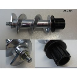 Шнек d43x115mm (металл) мясорубки Supra MGS-1991 AK2314