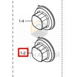 Ручка переключателя СВЧ Samsung ME712MR DE64-02627