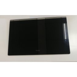 Стекло декоративнеое чёрное с окантовкой хром для крышки фильтра Haier HVX-W672GBX 0530056336_U