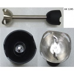 Насадка блендер погружной d64 55x202mm (металл) black silver для модели National NK-HB1225 NK-HB1235