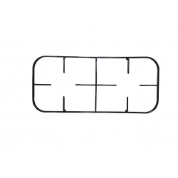 Решётка рабочего стола на 2 газовых конфорки ПГ DeLuxe 512*230