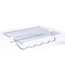 Полка стеклянная в сборе с держателями бутылок (Wine Glass shelf) Haier A2F637C/C2F536C 0530024985