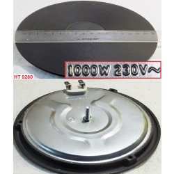 Конфорка 185-1000W Supra двухконтактная чугунная для мини-печей TP0085