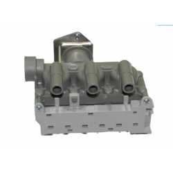 Клапан 2-х секционный, угол 180°, заливной электромагнитный Haier 0024000404D