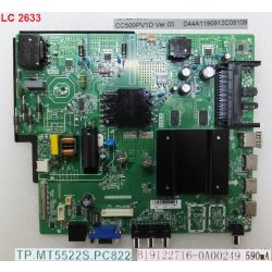 Main+Power Board TP.MT5522S.PC822 screen CC5PV1D 590mA Ver.03 для модели Econ EX-50US002B LC2633U