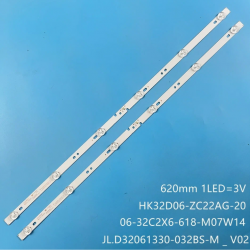 Светодиодная подсветка матрицы 1 линейка ТВ Orion OLT-32500 6501L618000020 06-32C2X6-618-M07W14