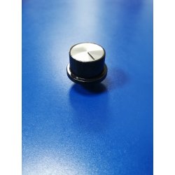 Ручка таймера d40x32mm чёрная+серебро для мини-печи Supra
