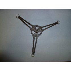 Тренога (крестовина) вращения тарелки СВЧ D-180mm H-16 Dшток-90mm Dколёс-14mm 9999990021 в/з MO0119